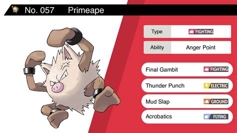 primape moveset